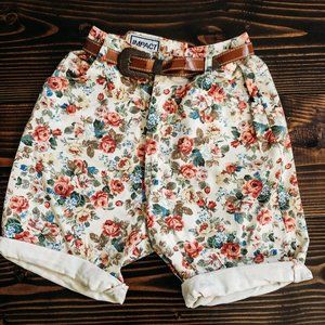 VINTAGE Y2K iMPACT SAVE BY THE BELL Floral shorts sz12